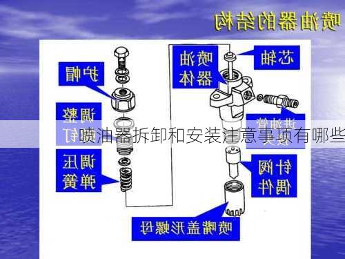 喷油器拆卸和安装注意事项有哪些