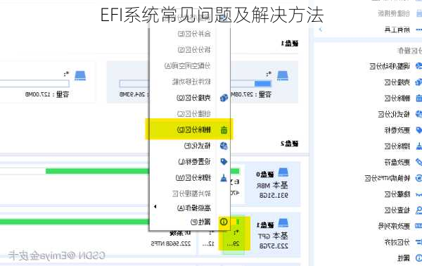 EFI系统常见问题及解决方法