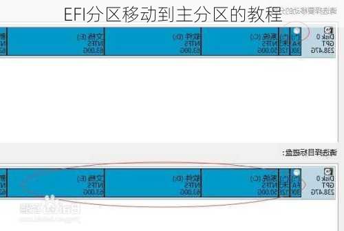 EFI分区移动到主分区的教程