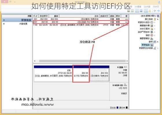 如何使用特定工具访问EFI分区