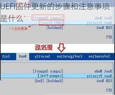 UEFI固件更新的步骤和注意事项是什么