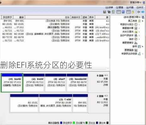 删除EFI系统分区的必要性