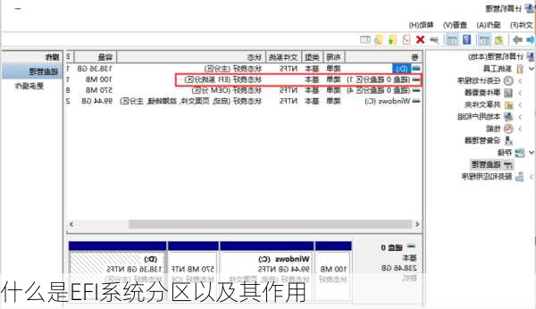 什么是EFI系统分区以及其作用