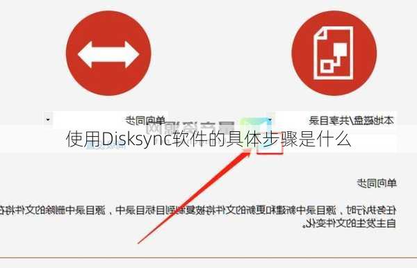 使用Disksync软件的具体步骤是什么