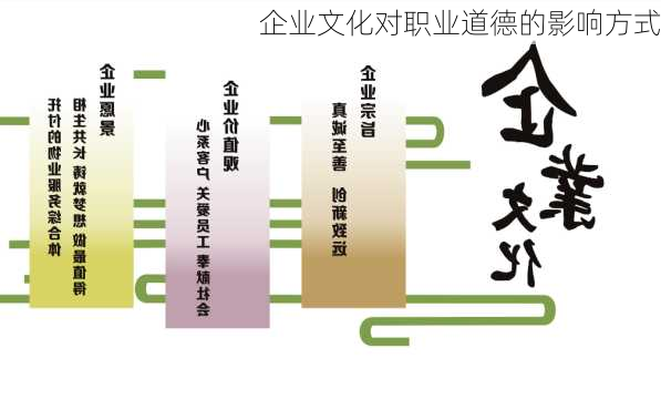 企业文化对职业道德的影响方式