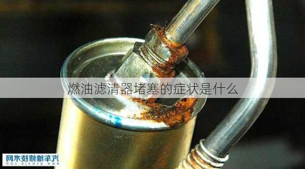 燃油滤清器堵塞的症状是什么