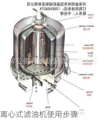 离心式滤油机使用步骤