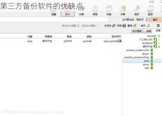 第三方备份软件的优缺点