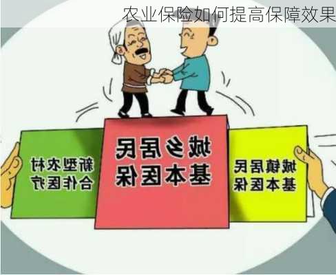 农业保险如何提高保障效果