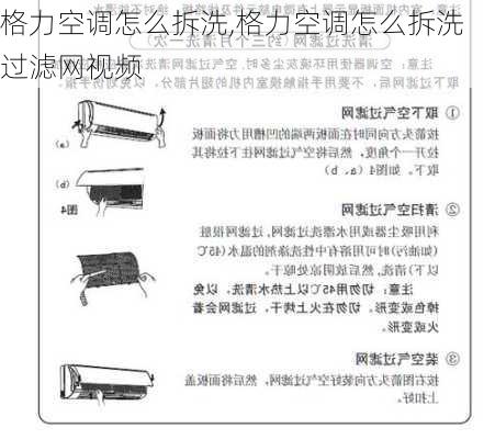 格力空调怎么拆洗,格力空调怎么拆洗过滤网视频