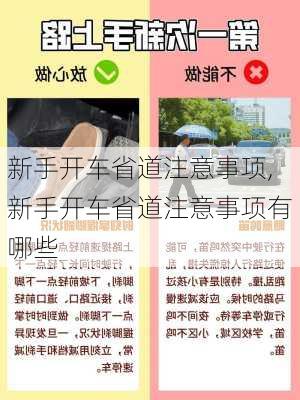 新手开车省道注意事项,新手开车省道注意事项有哪些