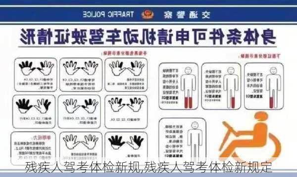 残疾人驾考体检新规,残疾人驾考体检新规定